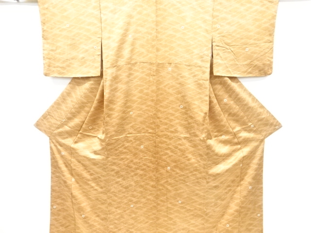 JAPANESE KIMONO / VINTAGE KOMON KIMONO / SILK / ABSTRACT